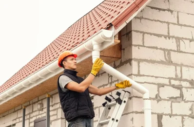Pose et remplacement de gouttières à Bonnetan